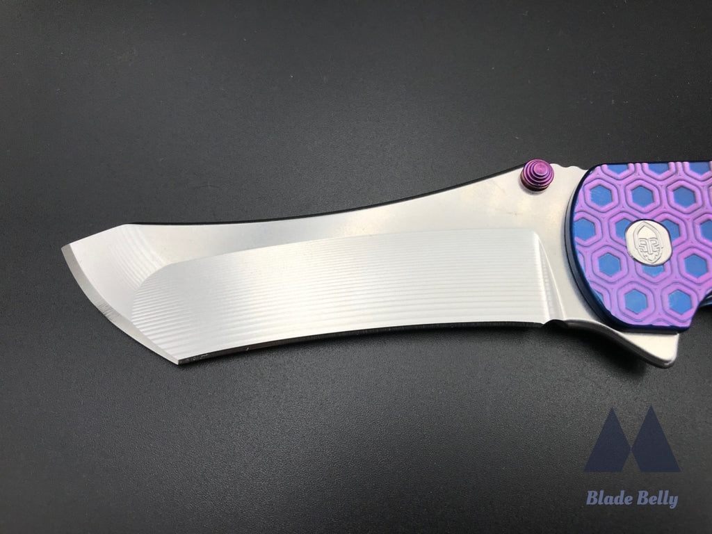 Grimsmo Norseman #2190 - Stonewashed Rwl34 And Blue W/ Pink Double Honeycomb
