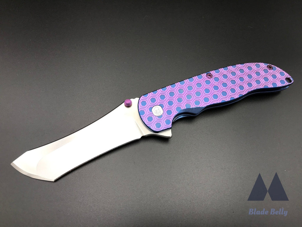 Grimsmo Norseman #2190 - Stonewashed Rwl34 And Blue W/ Pink Double Honeycomb