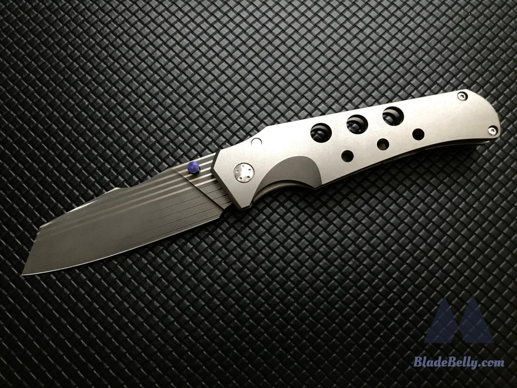 Jason Guthrie Scout - Bacon Wharncliffe Timascus Clip