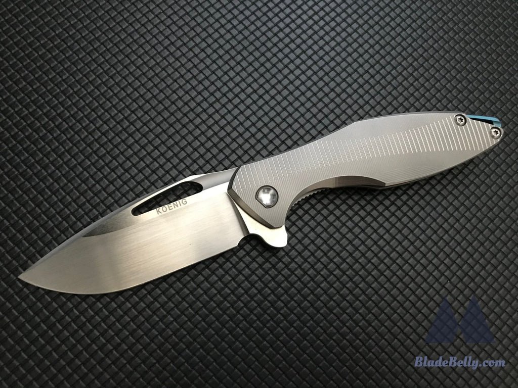 Koenig Arius Style 57 Extra Thin #4 - Hand Rub Blade Lightening Pockets
