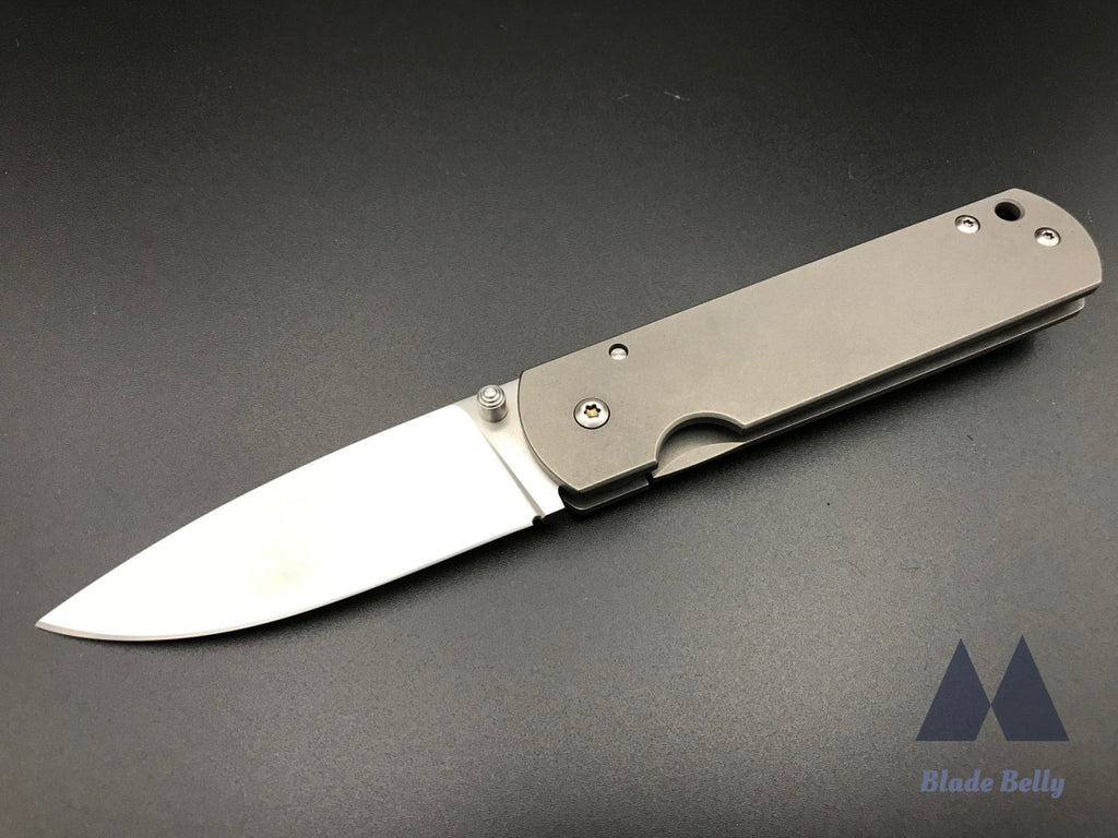 Ray Laconico Edc Thumber - Hand Rub Flat Grind Drop Point And Stonewashed Handles