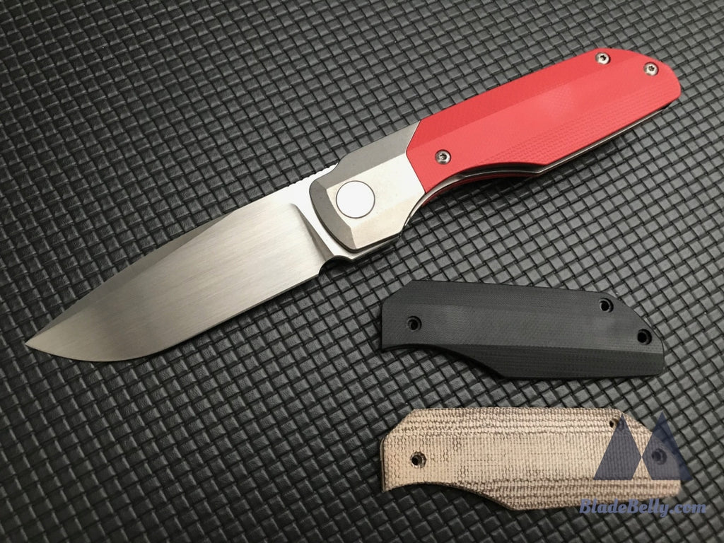 Vero Engineering Synapse - Hand Rubbed Micarta & G10 Scales