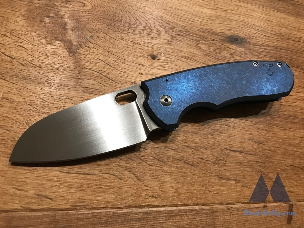 Vox Knives F5 - Hand Rub With Tumbled Anodized Handle
