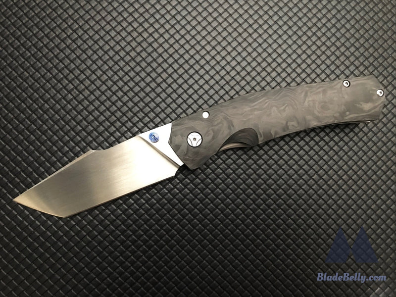 Bm (Bradley Marais) Vector - Harpoon Tanto Marbled Carbon Fiber