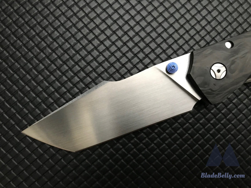 Bm (Bradley Marais) Vector - Harpoon Tanto Marbled Carbon Fiber