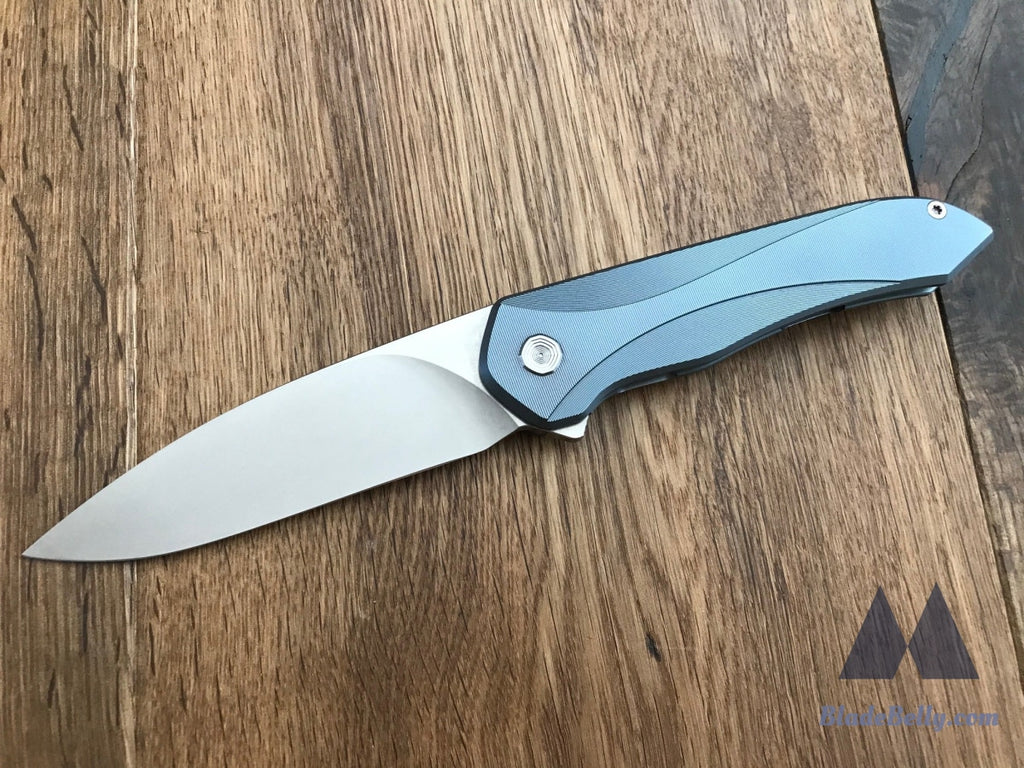 Craig Brown Servo - Stonewashed Blue Milled Titanium