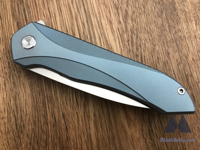 Craig Brown Servo - Stonewashed Blue Milled Titanium