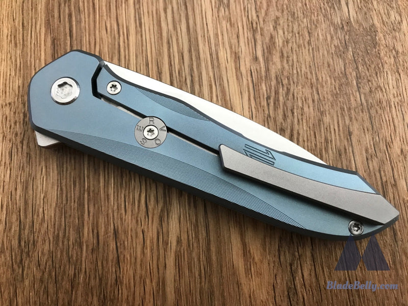 Craig Brown Servo - Stonewashed Blue Milled Titanium