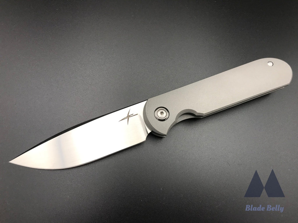 Gareth Bull Shamwari 3.5 - Hand Rub Satin And Smooth Ti W/ Zirc Pivot