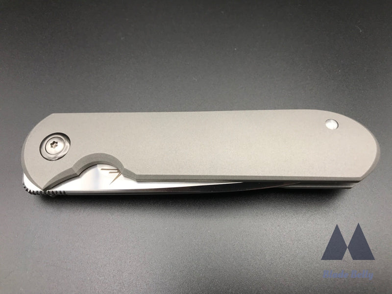 Gareth Bull Shamwari 3.5 - Hand Rub Satin And Smooth Ti W/ Zirc Pivot