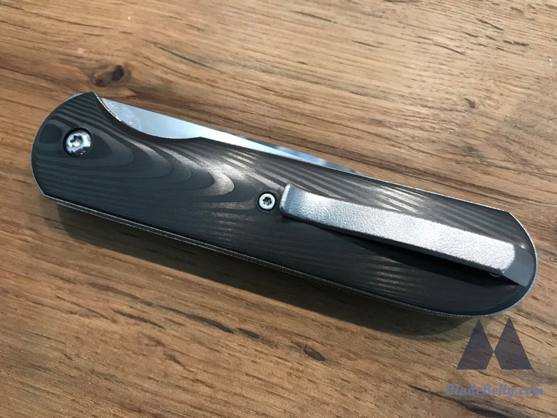 Gareth Bull Shamwari 3.3 - Hand Rub Drop Point Boomerang Carbon Fiber