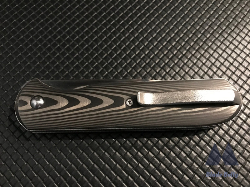 Gareth Bull Shamwari 3.3 - Hand Rub Satin Drop Point And Boomerang Carbon Fiber