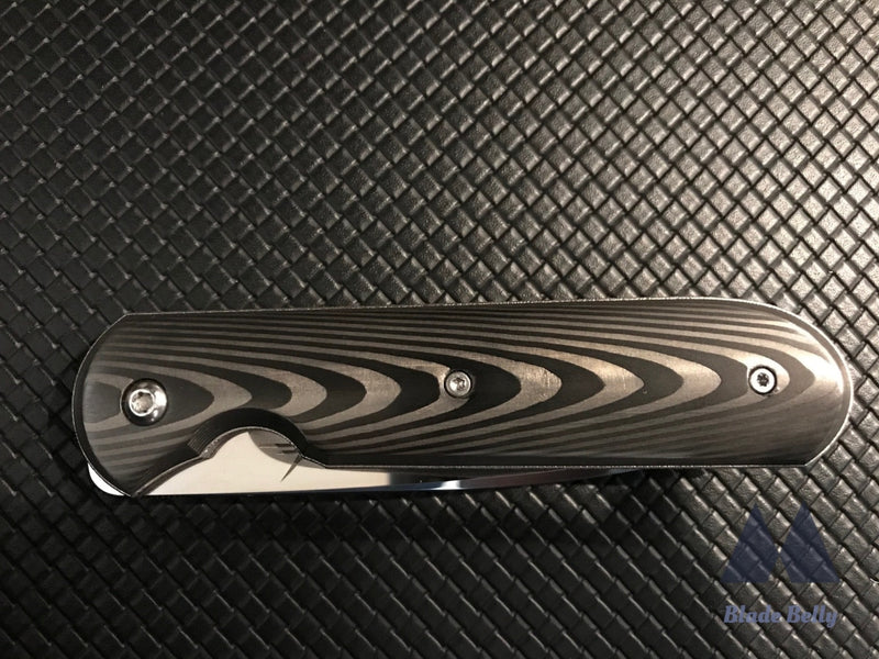 Gareth Bull Shamwari 3.3 - Hand Rub Satin Drop Point And Boomerang Carbon Fiber