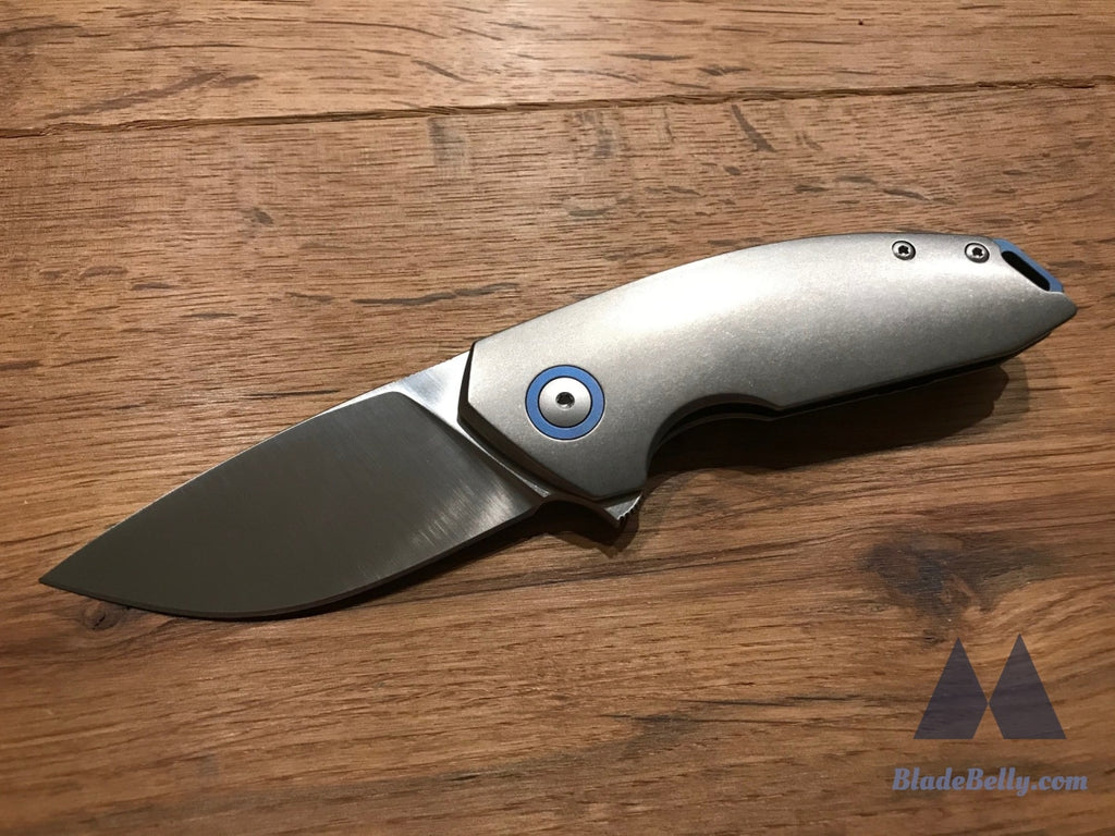 Giantmouse Gm4 - Satin Drop Point Smooth Stonewashed Handles