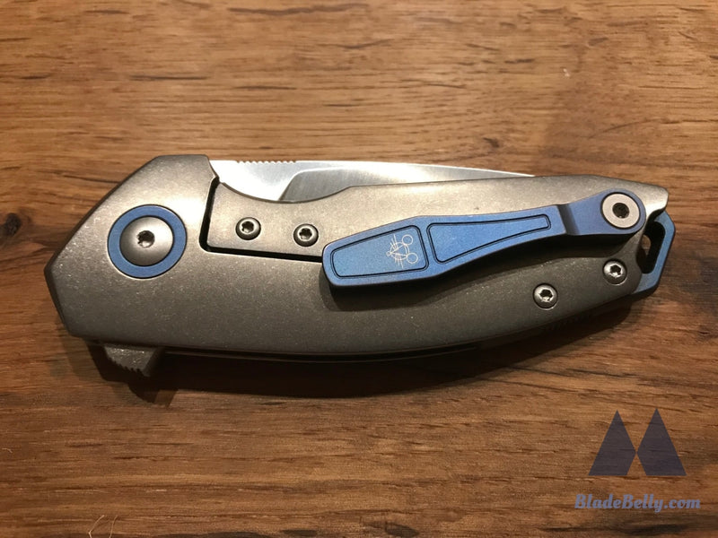 Giantmouse Gm4 - Satin Drop Point Smooth Stonewashed Handles