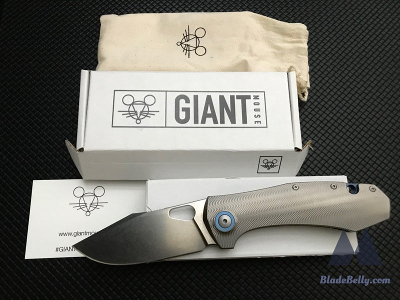 Giantmouse Gm5 - Satin Drop Point Textured Handle