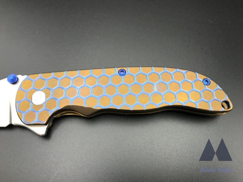 Grimsmo Norseman #1668 - Stonewashed Rwl34 And Bronze W/ Blue Reverse Honeycomb