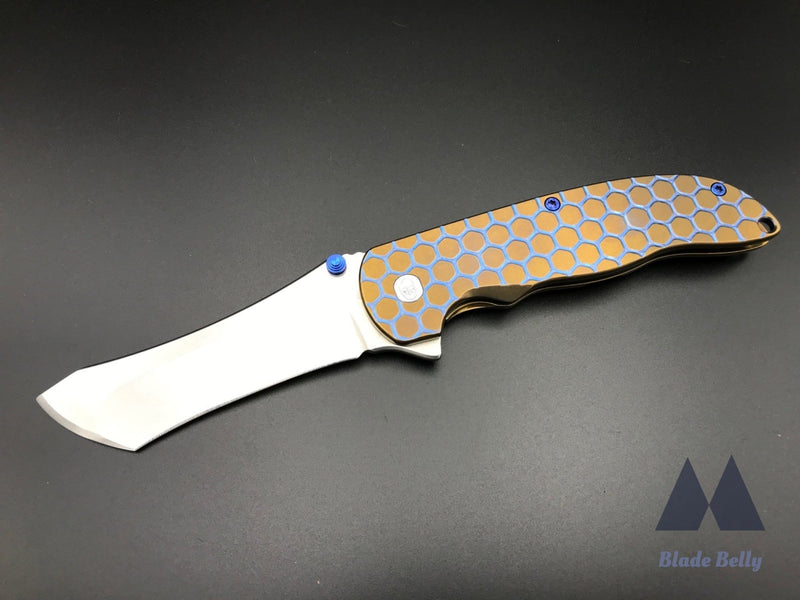 Grimsmo Norseman #1668 - Stonewashed Rwl34 And Bronze W/ Blue Reverse Honeycomb