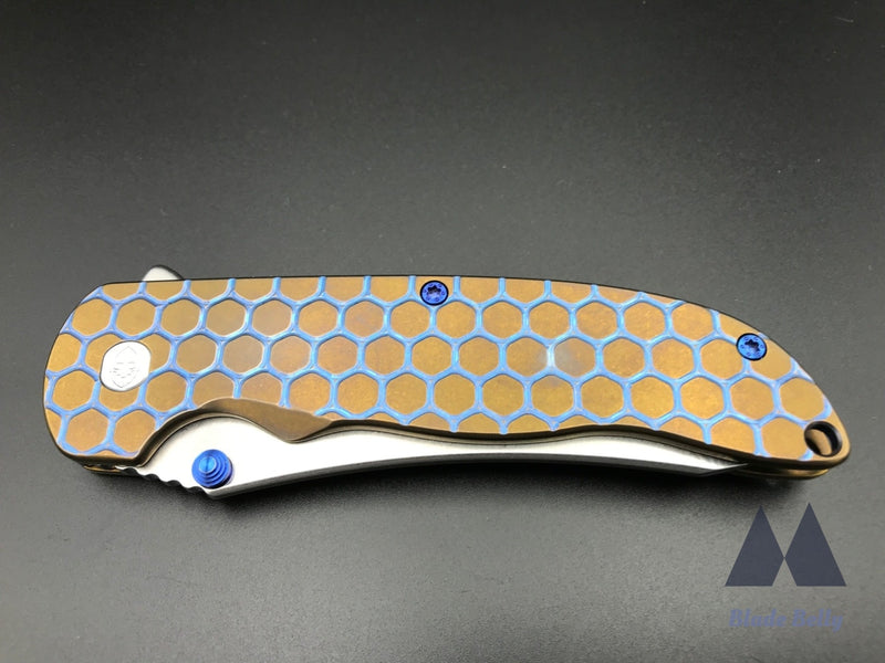 Grimsmo Norseman #1668 - Stonewashed Rwl34 And Bronze W/ Blue Reverse Honeycomb