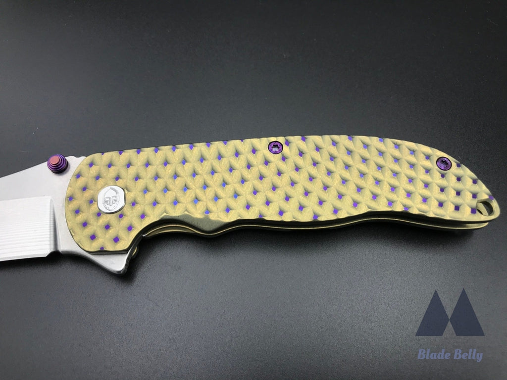 Grimsmo Norseman #2086 - Gold Diamond With Purple Tips