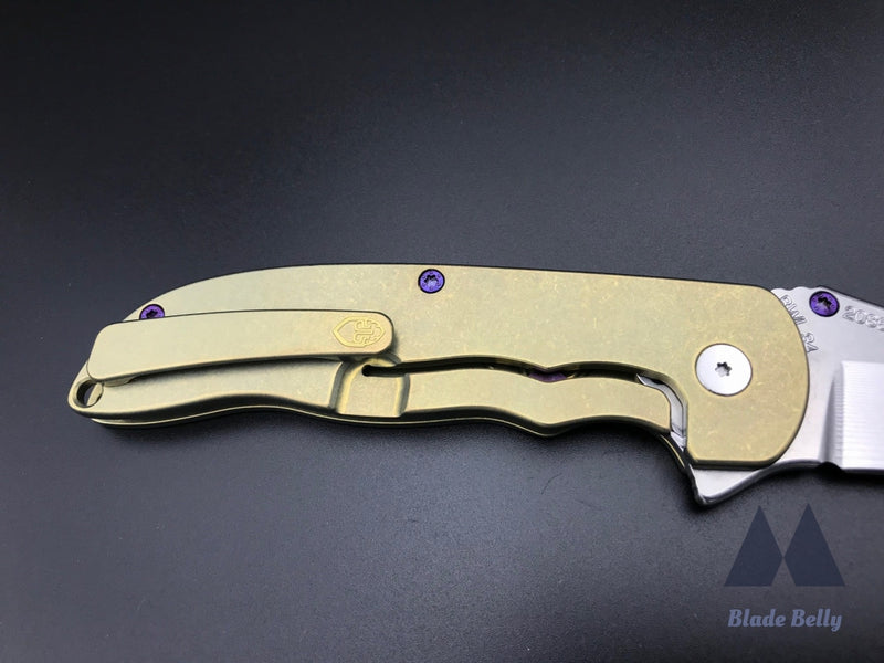 Grimsmo Norseman #2086 - Gold Diamond With Purple Tips