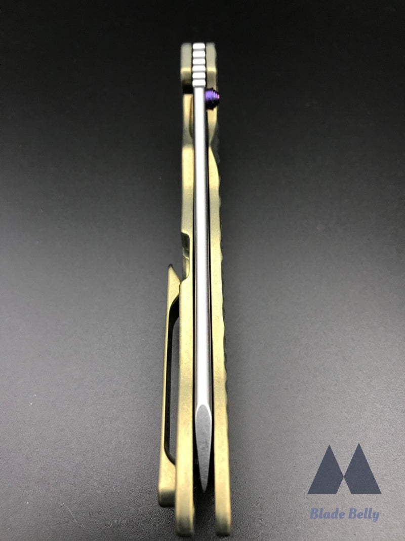 Grimsmo Norseman #2086 - Gold Diamond With Purple Tips