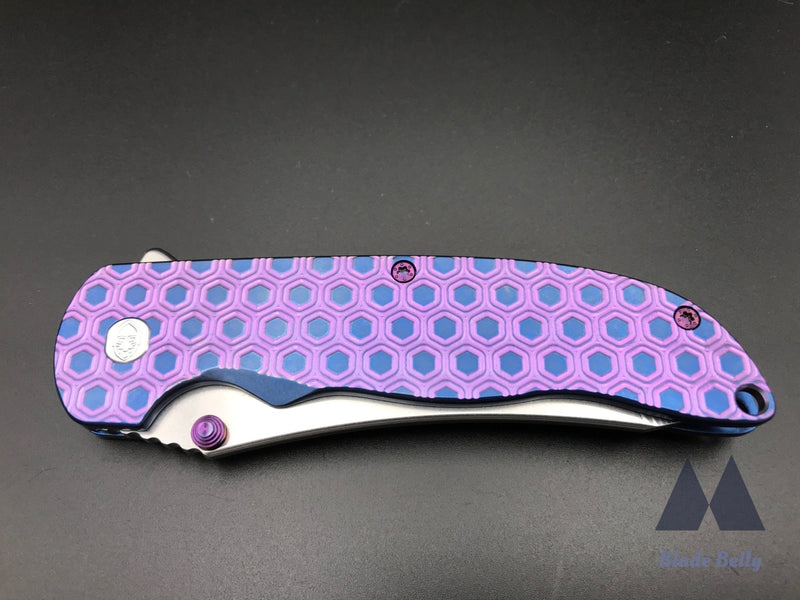 Grimsmo Norseman #2190 - Stonewashed Rwl34 And Blue W/ Pink Double Honeycomb