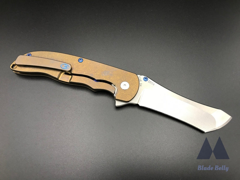 Grimsmo Norseman #2374 - Reverse Honeycomb Bronze W/ Blue Accents