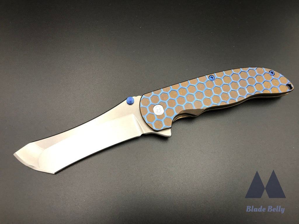 Grimsmo Norseman #2374 - Reverse Honeycomb Bronze W/ Blue Accents