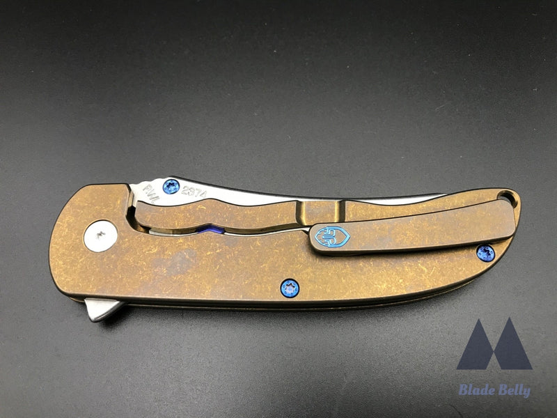 Grimsmo Norseman #2374 - Reverse Honeycomb Bronze W/ Blue Accents