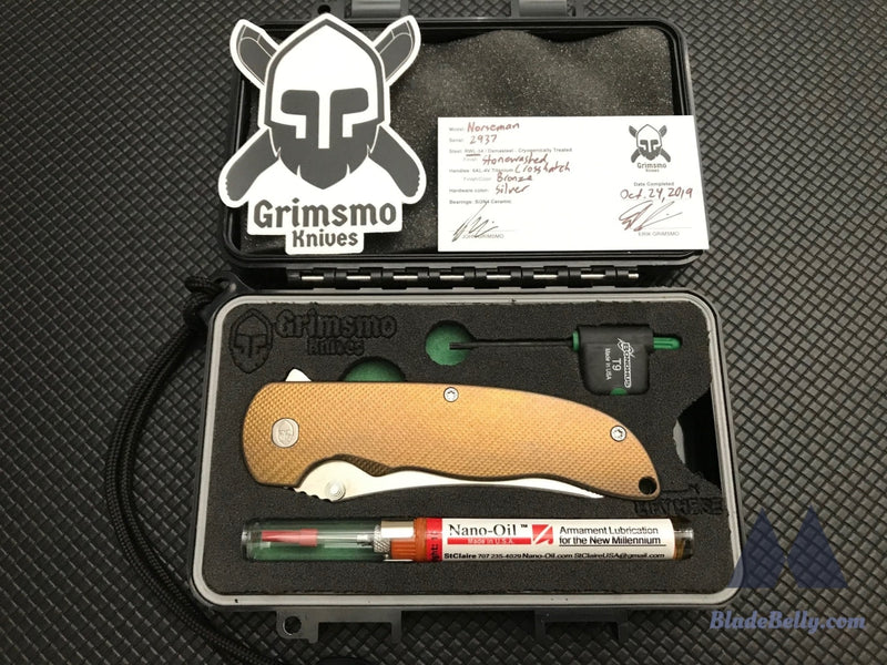 Grimsmo Norseman #2937 - Stonewashed Bronze Crosshatch