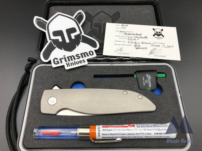 Grimsmo Rask #172 - Stonewashed Rwl34 And Silver Crosshatch