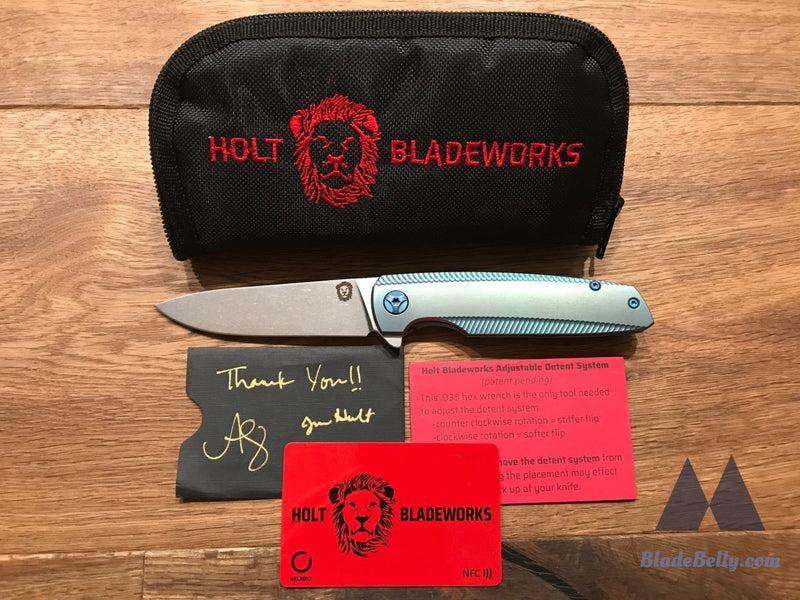 Holt Specter - Polished Stonewash Moray 2.0 Dual Anodize Handle