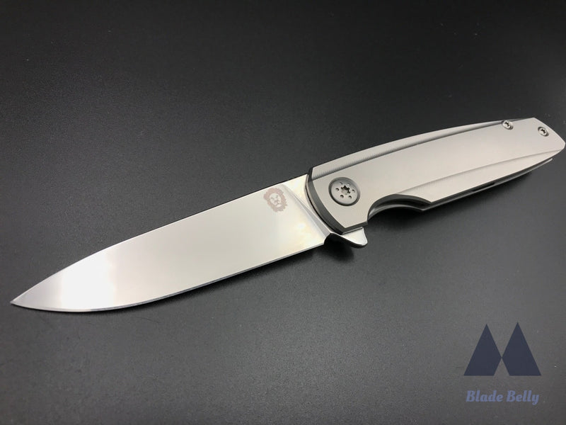 Holt Specter V2 - Near Mirror Blade And Nude Pinstripe Handles