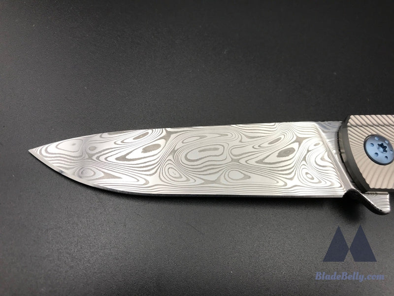 Holt Specter V2 - Thor Damasteel Blade Feather Handles W/ Clip