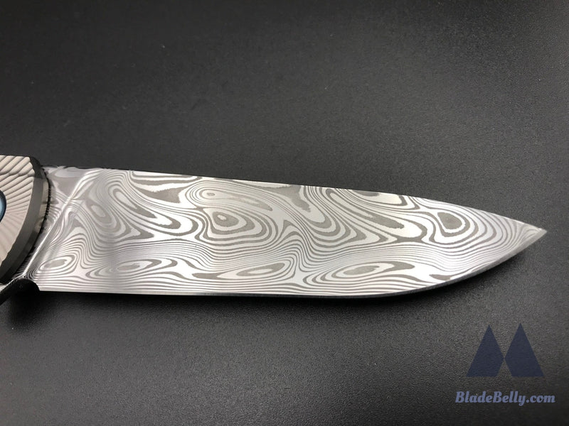 Holt Specter V2 - Thor Damasteel Blade Feather Handles W/ Clip