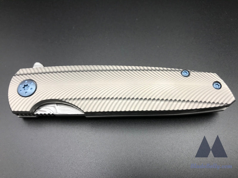 Holt Specter V2 - Thor Damasteel Blade Feather Handles W/ Clip