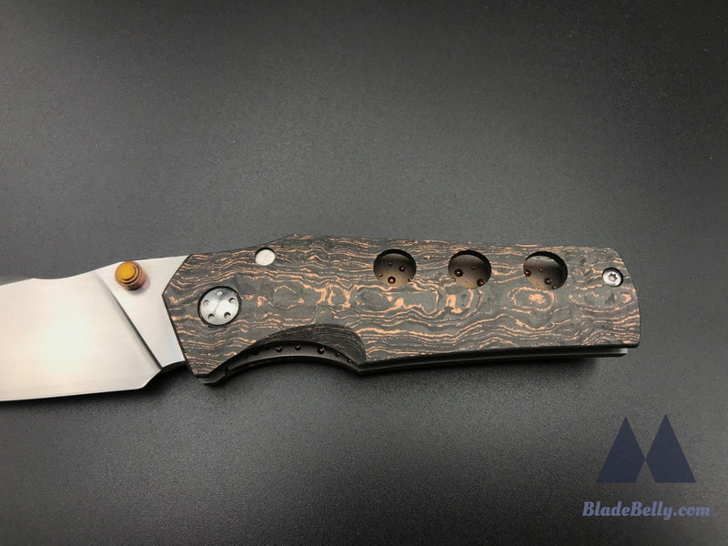 Jason Guthrie Rover 2 - Hand Satin Sheepsfoot Copper Lava Carbon Fiber