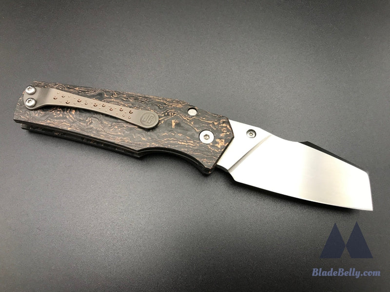 Jason Guthrie Rover 2 - Hand Satin Sheepsfoot Copper Lava Carbon Fiber