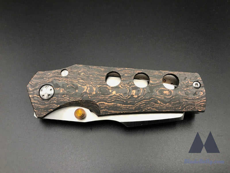 Jason Guthrie Rover 2 - Hand Satin Sheepsfoot Copper Lava Carbon Fiber