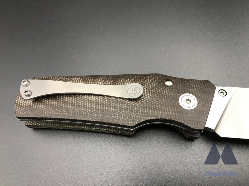 Jason Guthrie Rover - Satin Sheepsfoot And Green Micarta