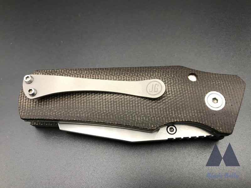 Jason Guthrie Rover - Satin Sheepsfoot And Green Micarta