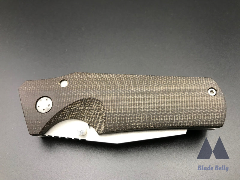 Jason Guthrie Rover - Satin Sheepsfoot And Green Micarta