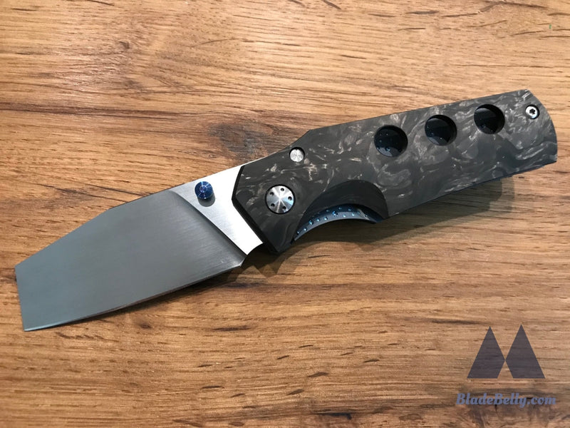 Jason Guthrie Rover - Satin Sheepsfoot Marbled Carbon Fiber