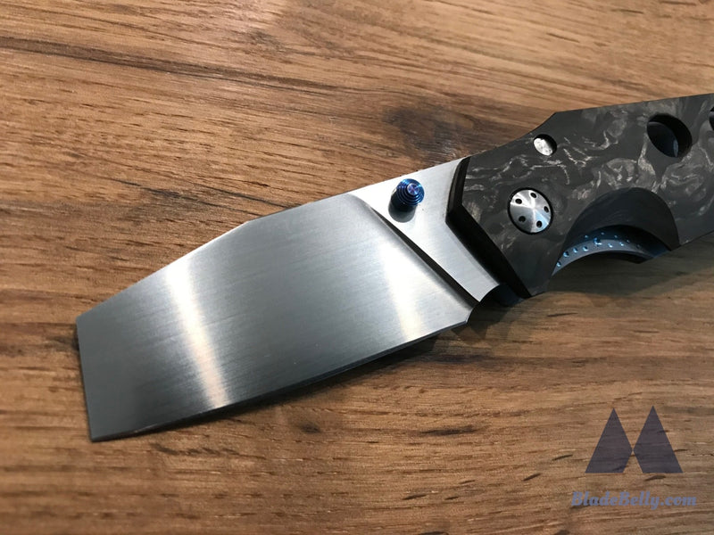 Jason Guthrie Rover - Satin Sheepsfoot Marbled Carbon Fiber