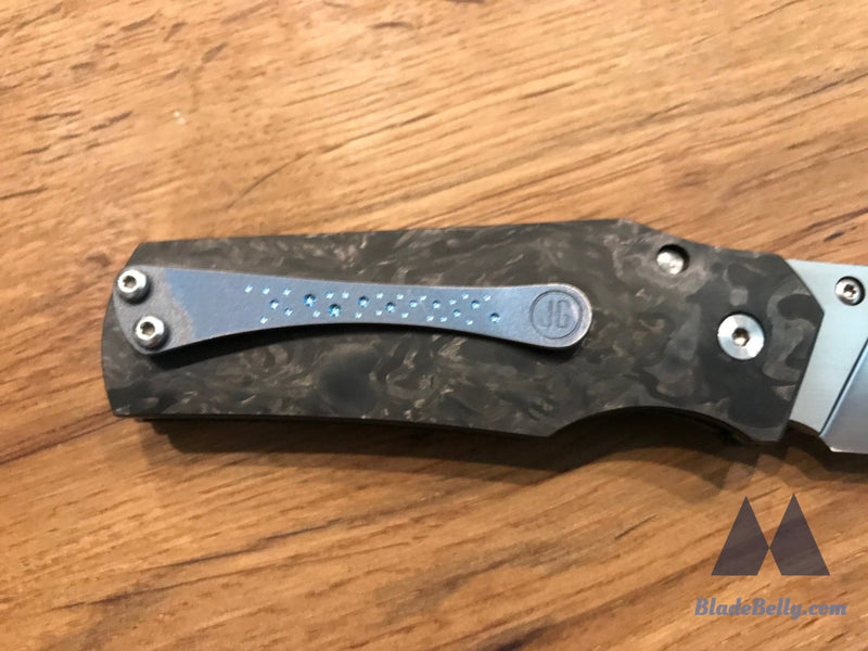 Jason Guthrie Rover - Satin Sheepsfoot Marbled Carbon Fiber