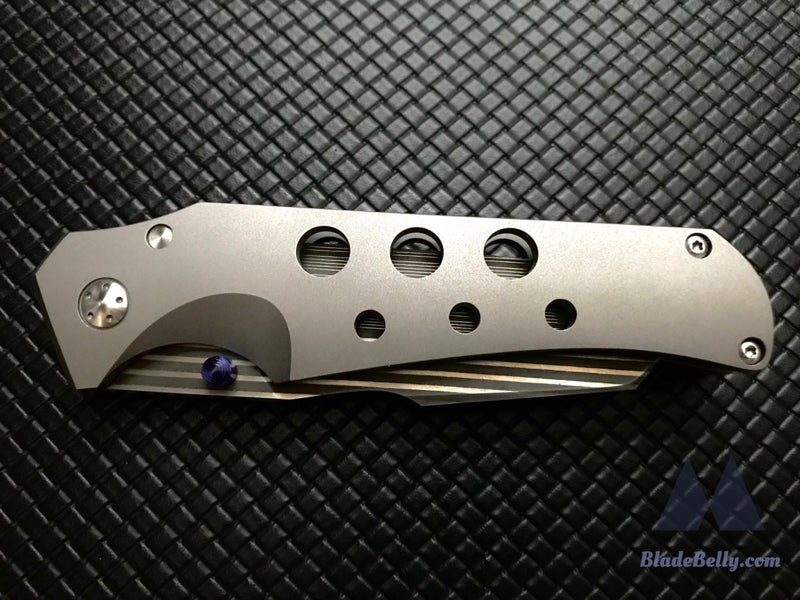 Jason Guthrie Scout - Bacon Wharncliffe Timascus Clip