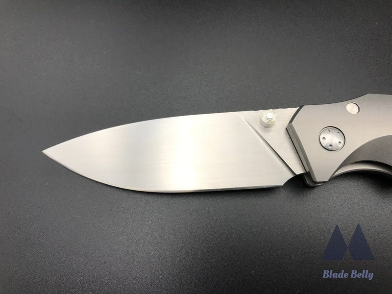 Jason Guthrie Scout - Hand Satin Drop Point W/ Ti Speed Holes