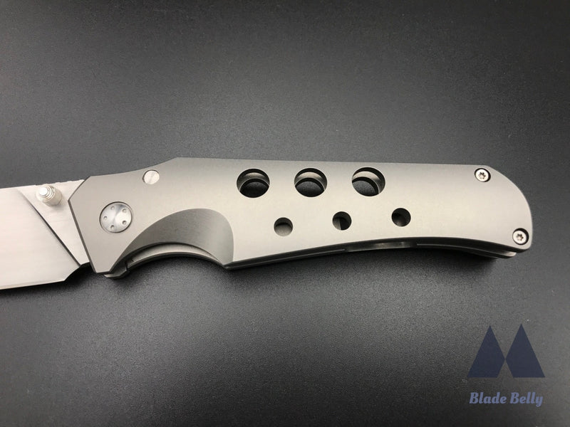 Jason Guthrie Scout - Hand Satin Drop Point W/ Ti Speed Holes