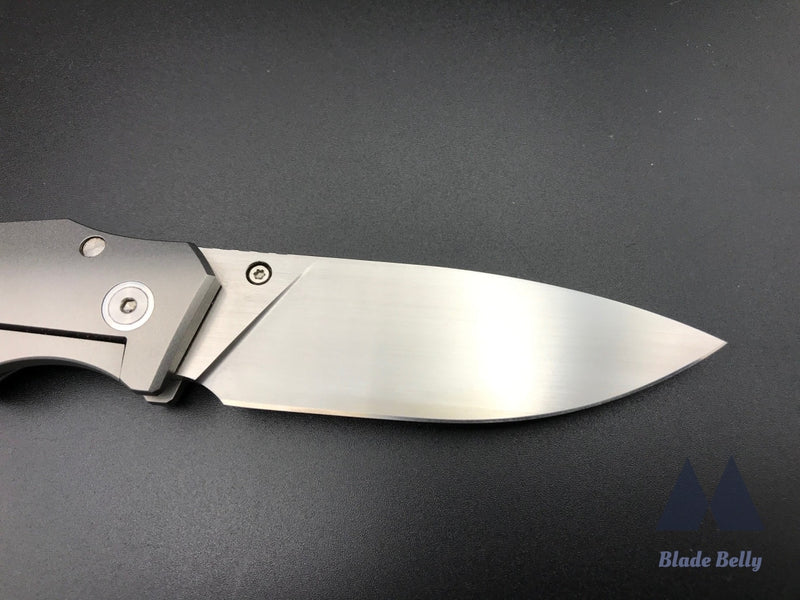 Jason Guthrie Scout - Hand Satin Drop Point W/ Ti Speed Holes